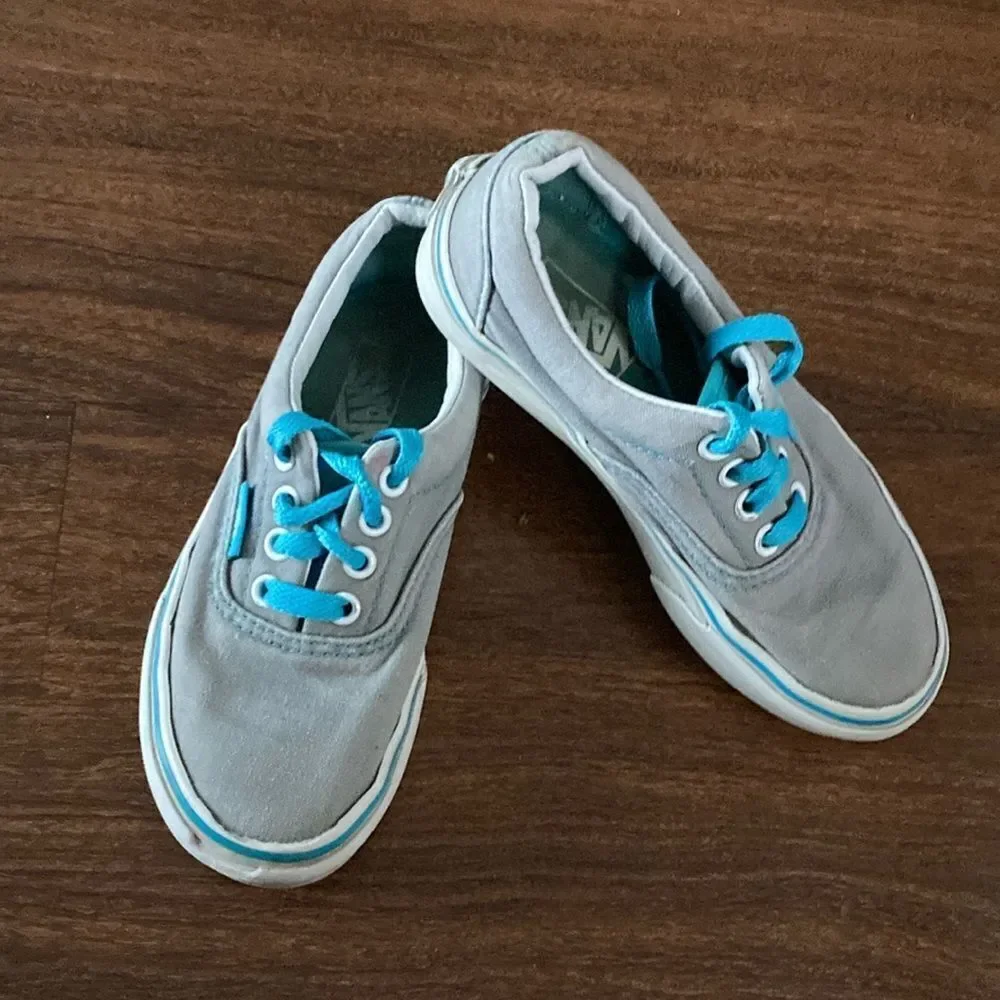 Vans Gray Kids Sneakers sz 11